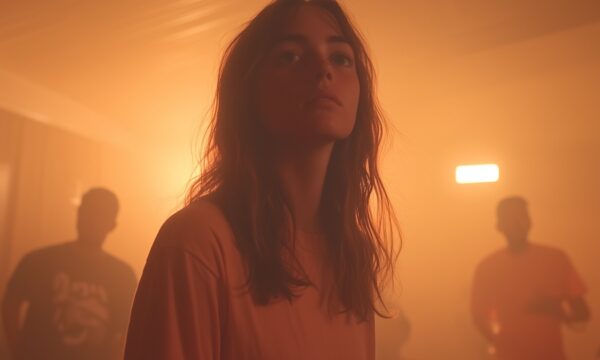 Contemplative Woman in Warm Light Contemplative Woman in Warm Light