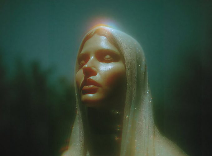 Ethereal Veiled Portrait