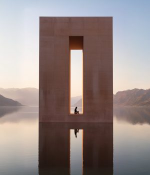 Solitary Reflection at Dawn